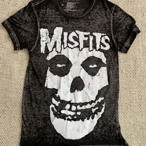 Live Nation Misfits Small Thin Short Sleeve Tee